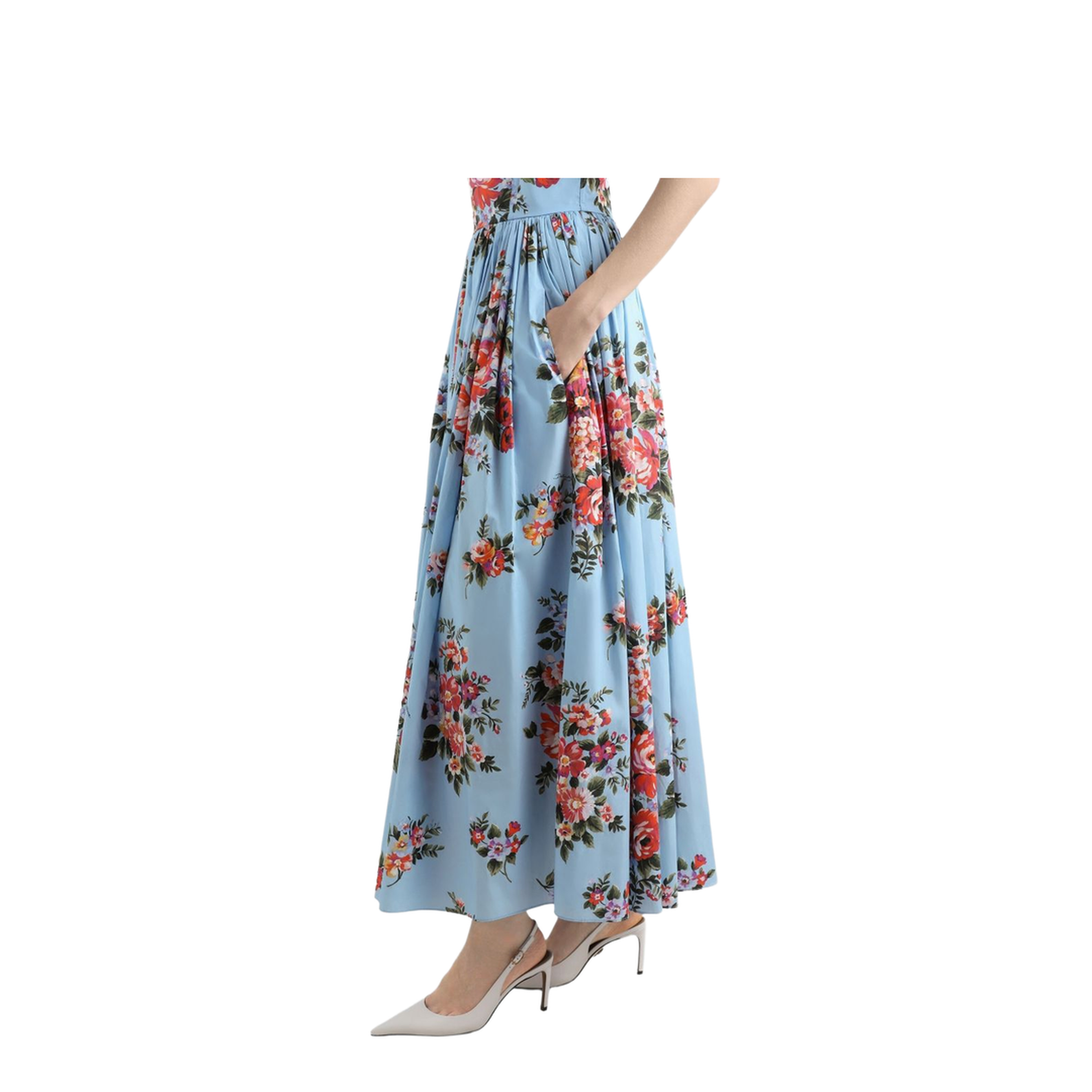 Maxi Dress with Floral Print - Image 2