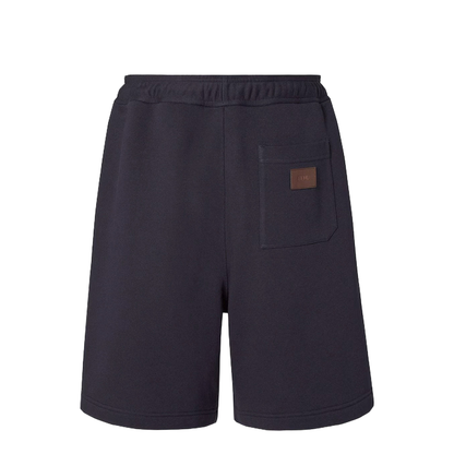 Navy Blue Cotton Bermuda Shorts - Image 2