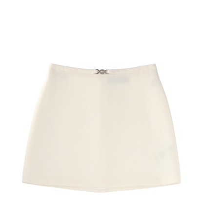 Double Wool Crêpe Mini Skirt - Image 1