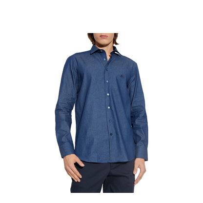 Embroidered Logo Cotton Shirt - Image 3