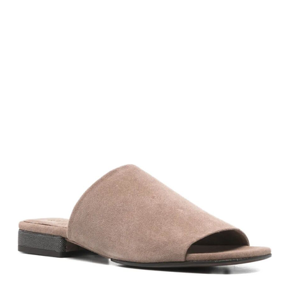SUEDE MULES WITH MONILI - Image 2