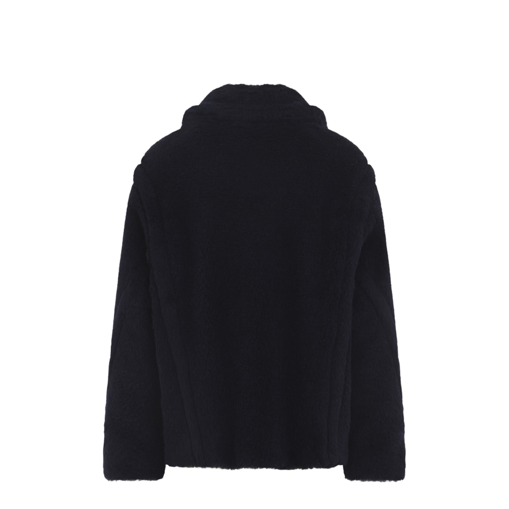 Fuggito Short Blue Teddy Coat - Image 4