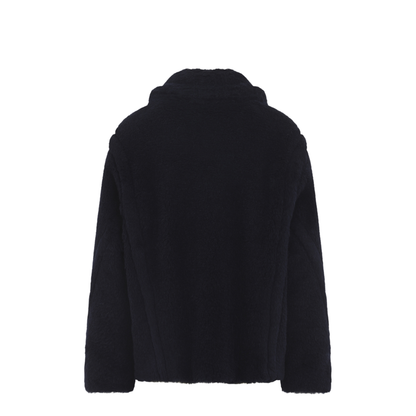 Fuggito Short Blue Teddy Coat - Image 4