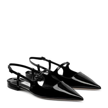 Flat Shoes in Black - Image 2
