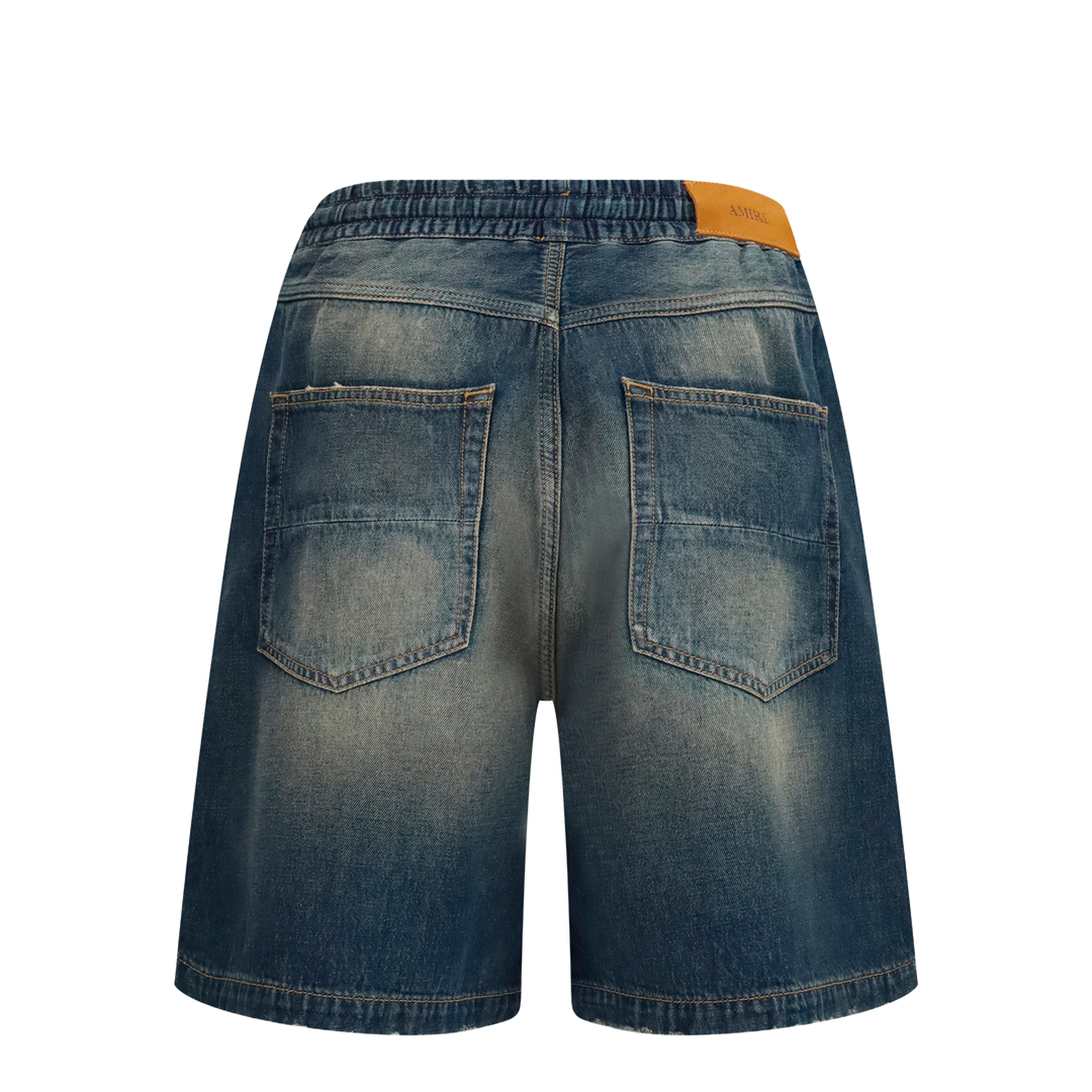 Drawstring Denim Shorts - Image 2
