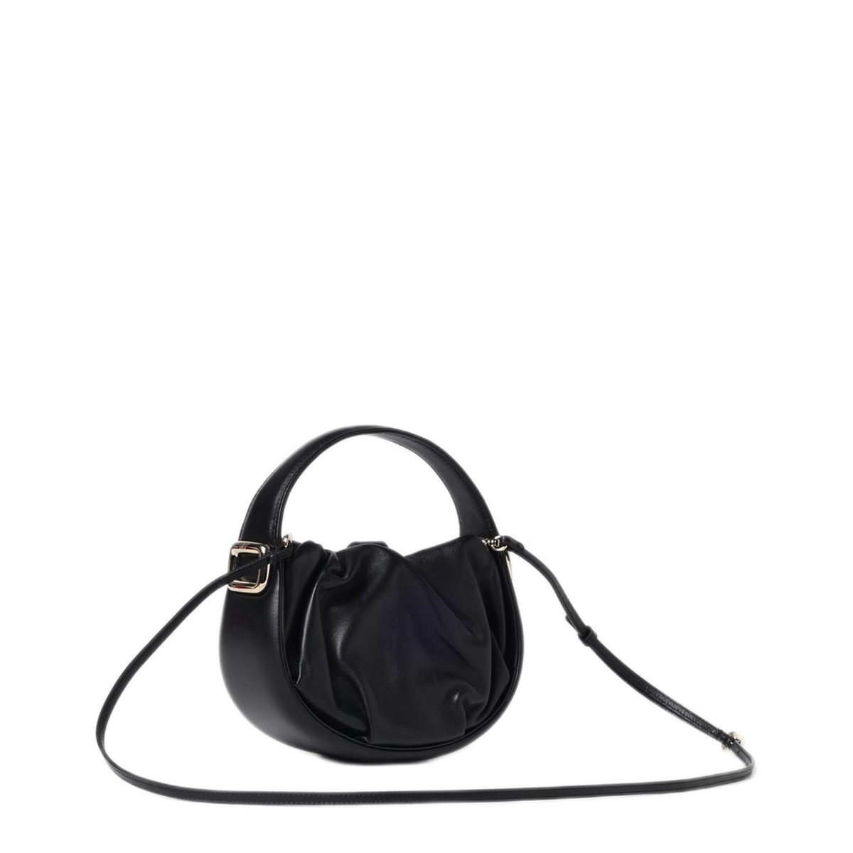 Viv Choc Mini Calf Leather Shoulder Bags - Black - Image 2