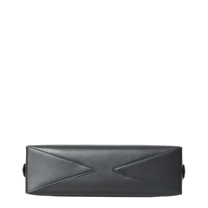 Le Teckel Medium Nubuk Shoulder Bag - Brown/Gold - Image 3