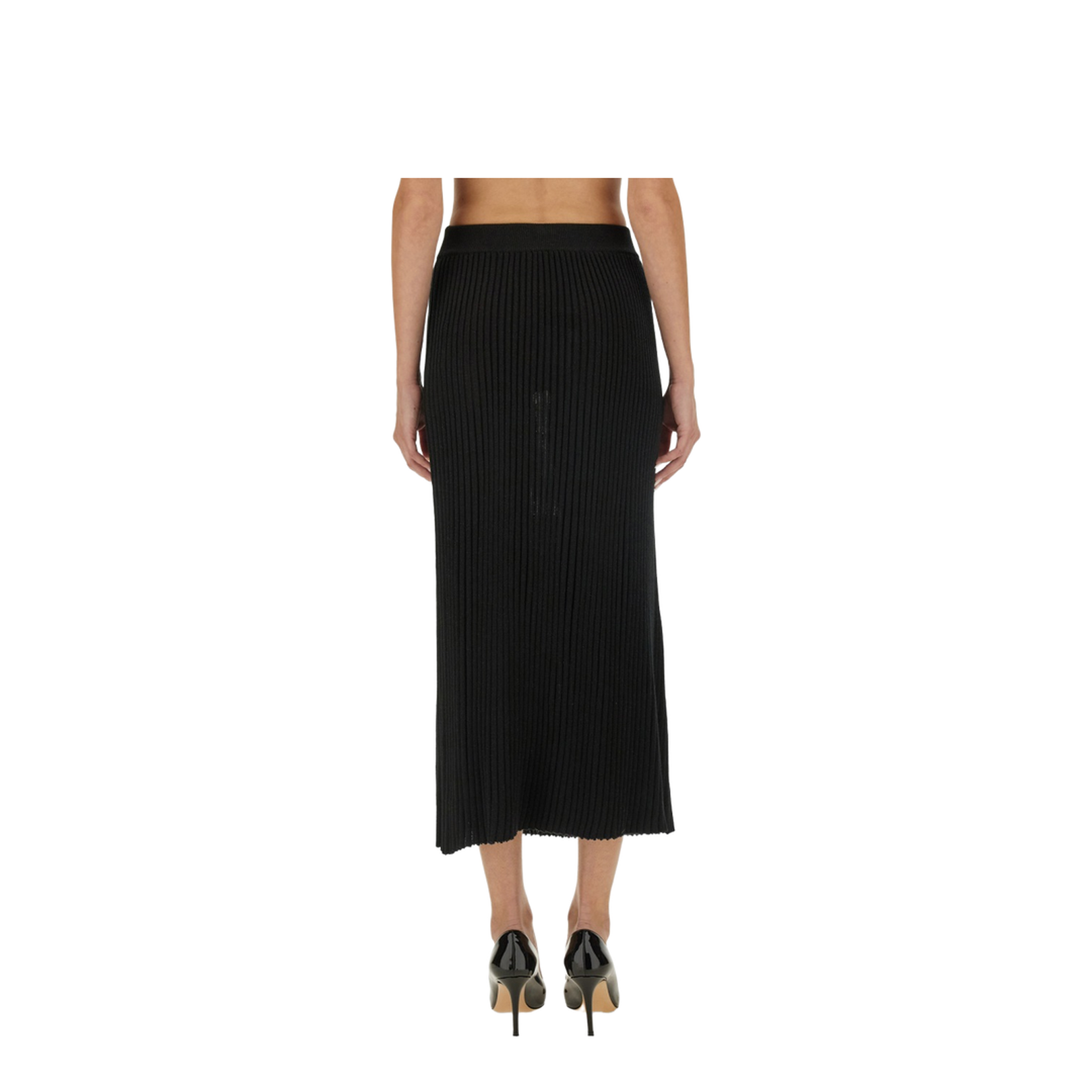 Knit Skirt Black - Image 2