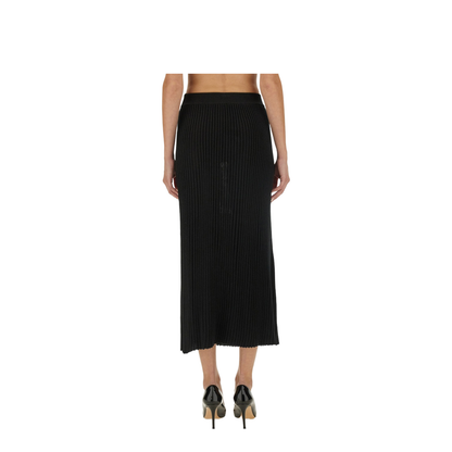 Knit Skirt Black - Image 2