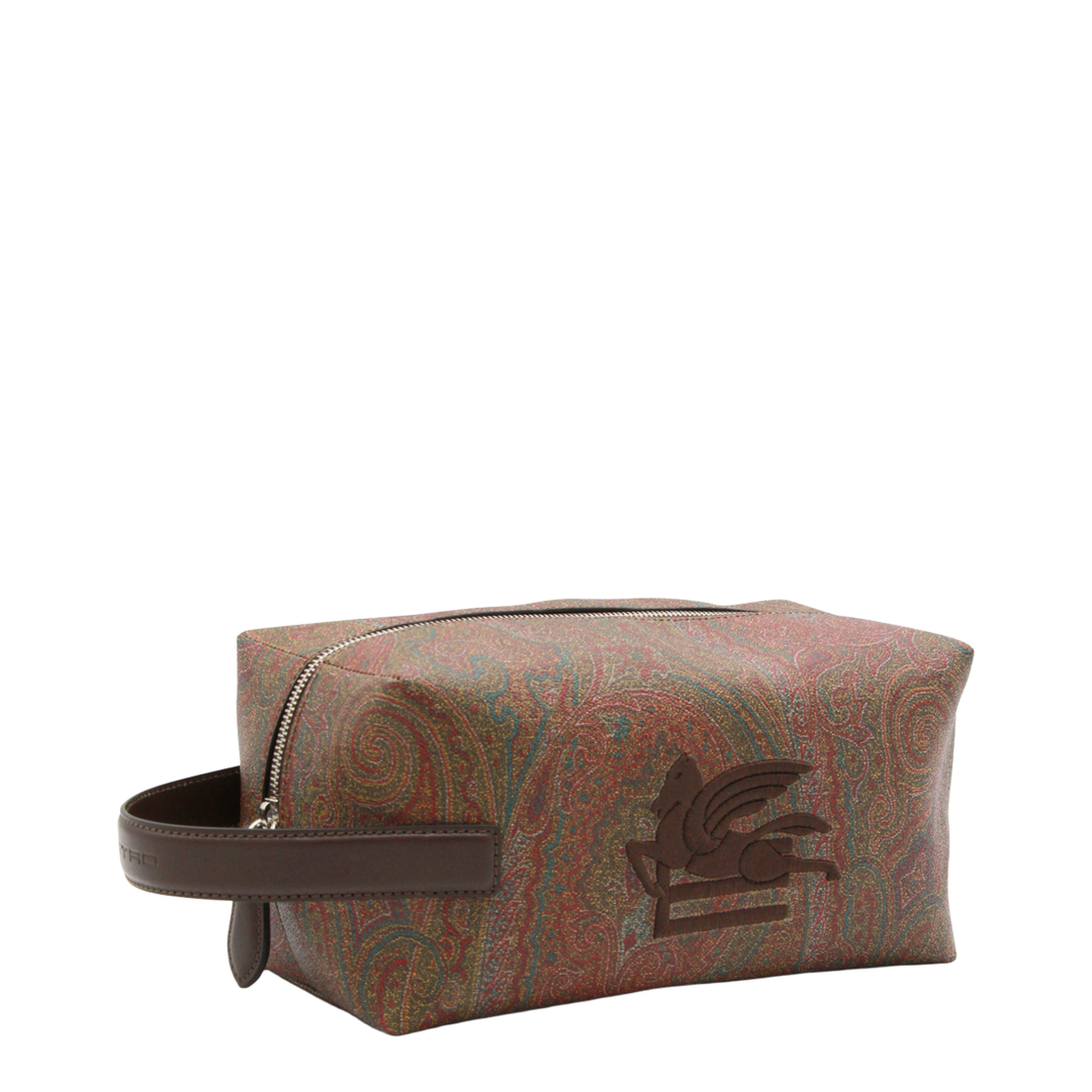 Arnica Medium Paisley Jacquard Pouch - Brown - Image 3