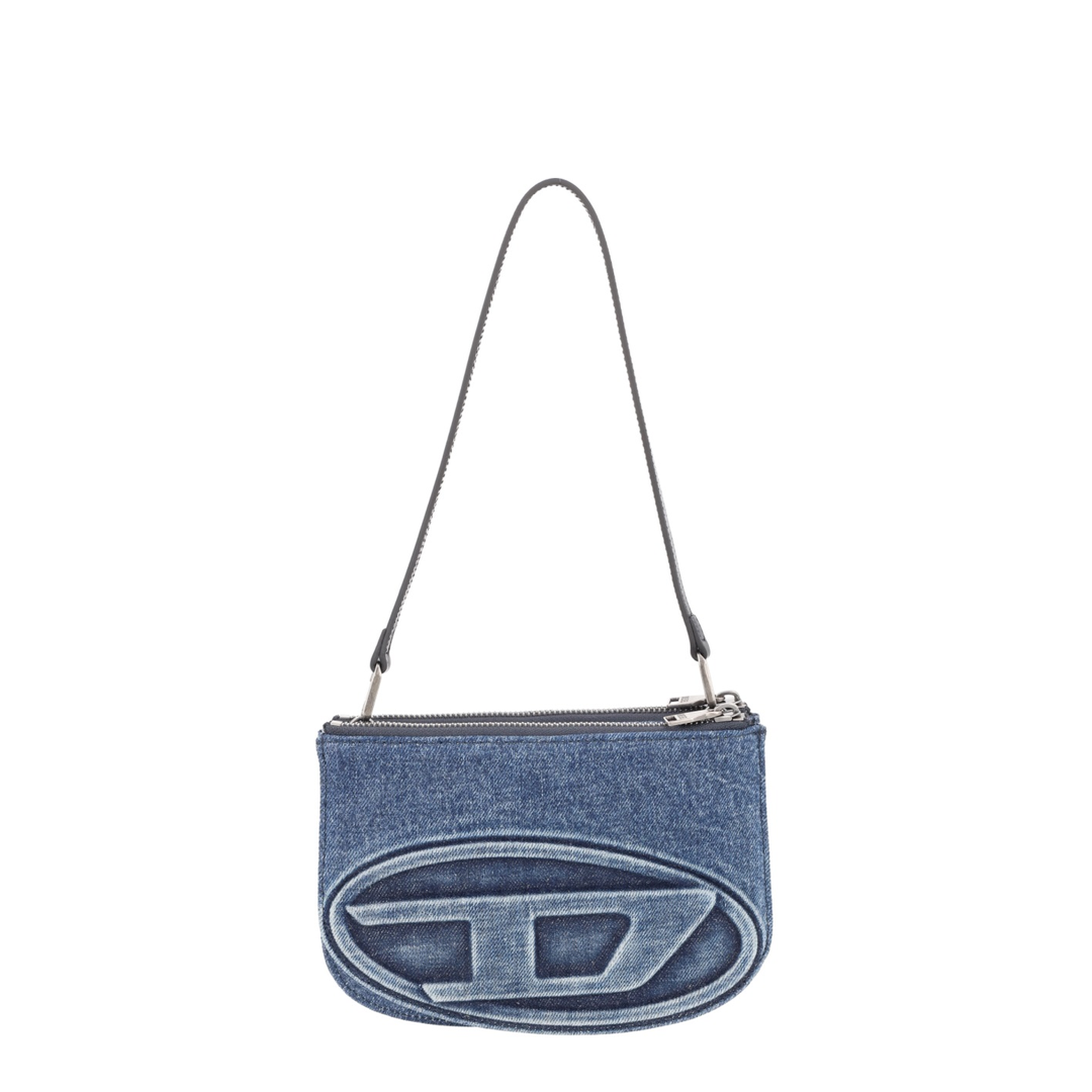 1dr Twin Denim Shoulder Bag - Azul - Image 1