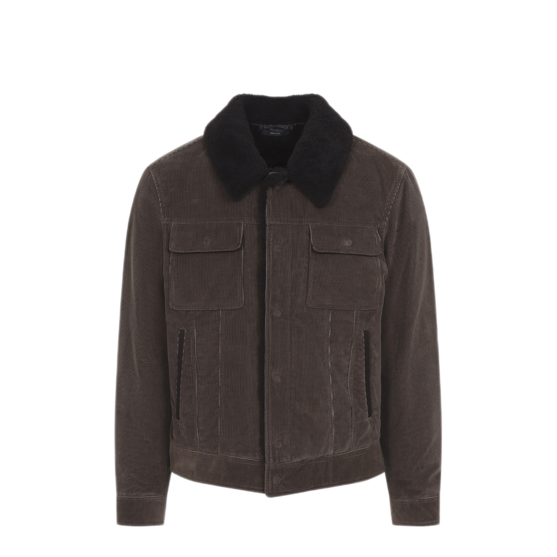 900 Wale Cord Sherling Collar Trucker - Image 1