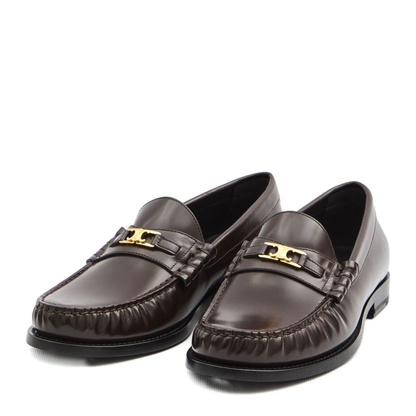 Luco Loafer in Polished Bullskin - Dark Brown - Image 3