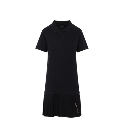 Layered Polo Mini Dress - Image 2