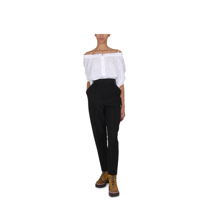 High-rise Trousers - Black - Image 2