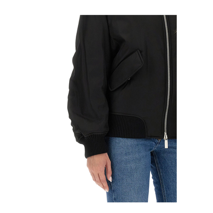 Nylon Bomber Jacket - Image 4
