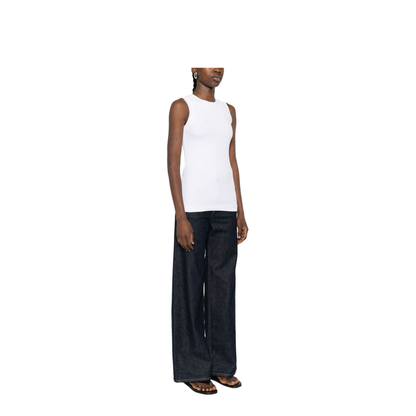Cotton Tank Top - White - Image 4