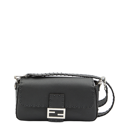 Baguette Bag in Gray Selleria Leather - Image 1