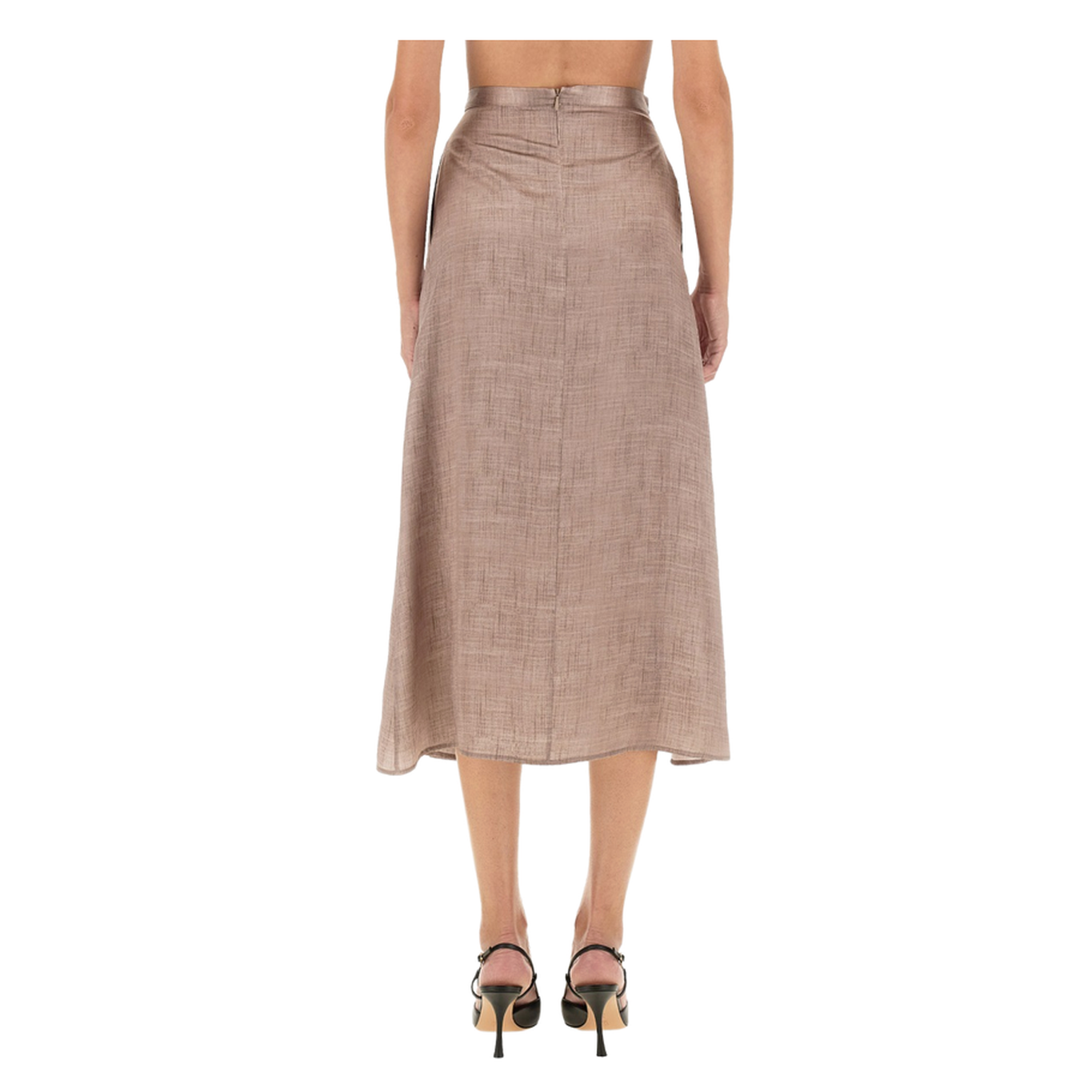 MIDI SKIRT BEIGE - Image 2
