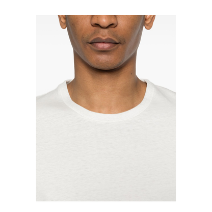 White Cotton Leon T-Shirt - Image 2