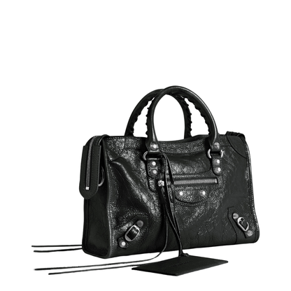 Le City Small Lambskin Top-Handle Bag - Black - Image 2