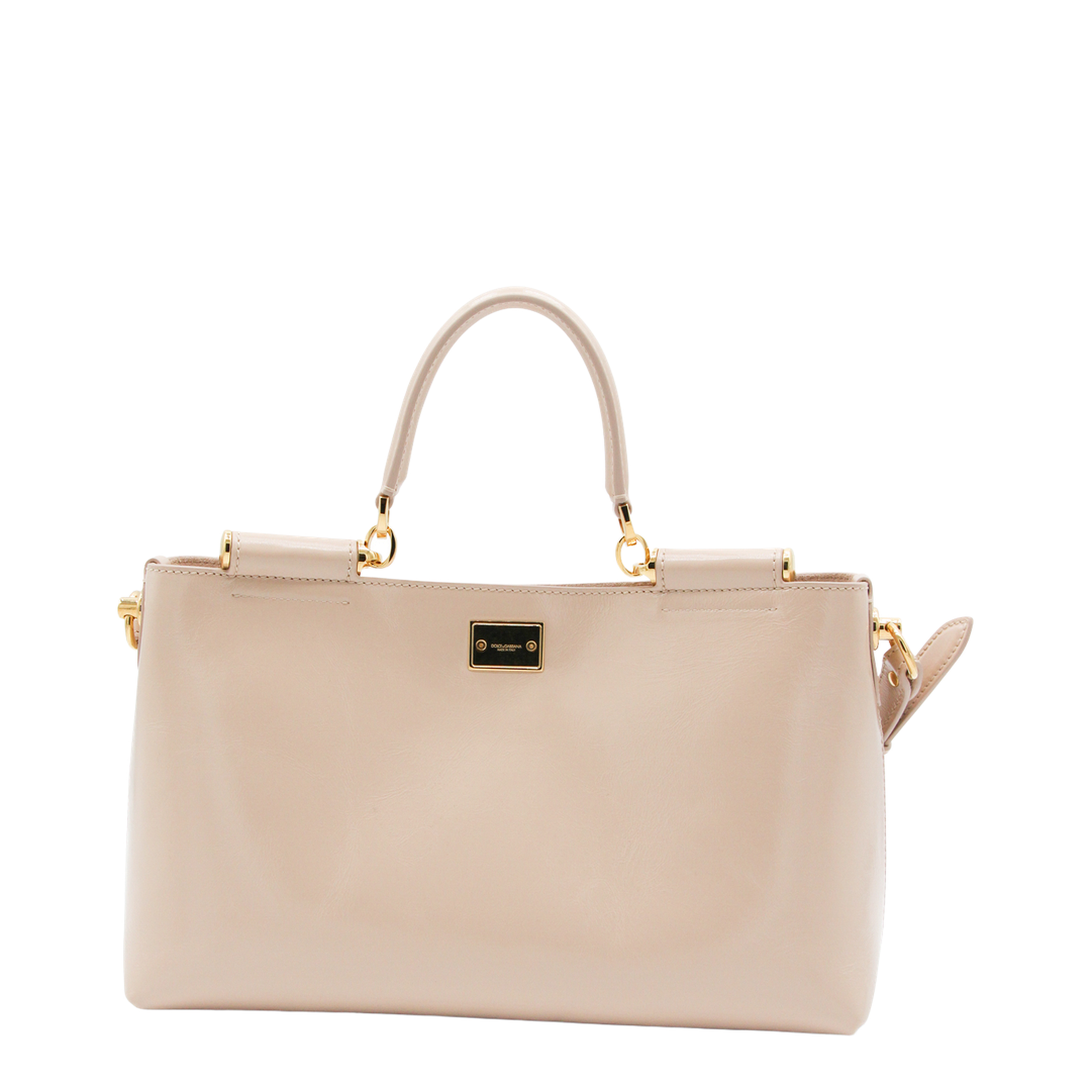 Handbag in Flesh-Coloured Leather - Image 1