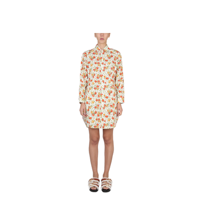 Shirt Dress with Floral Pattern - Image 1