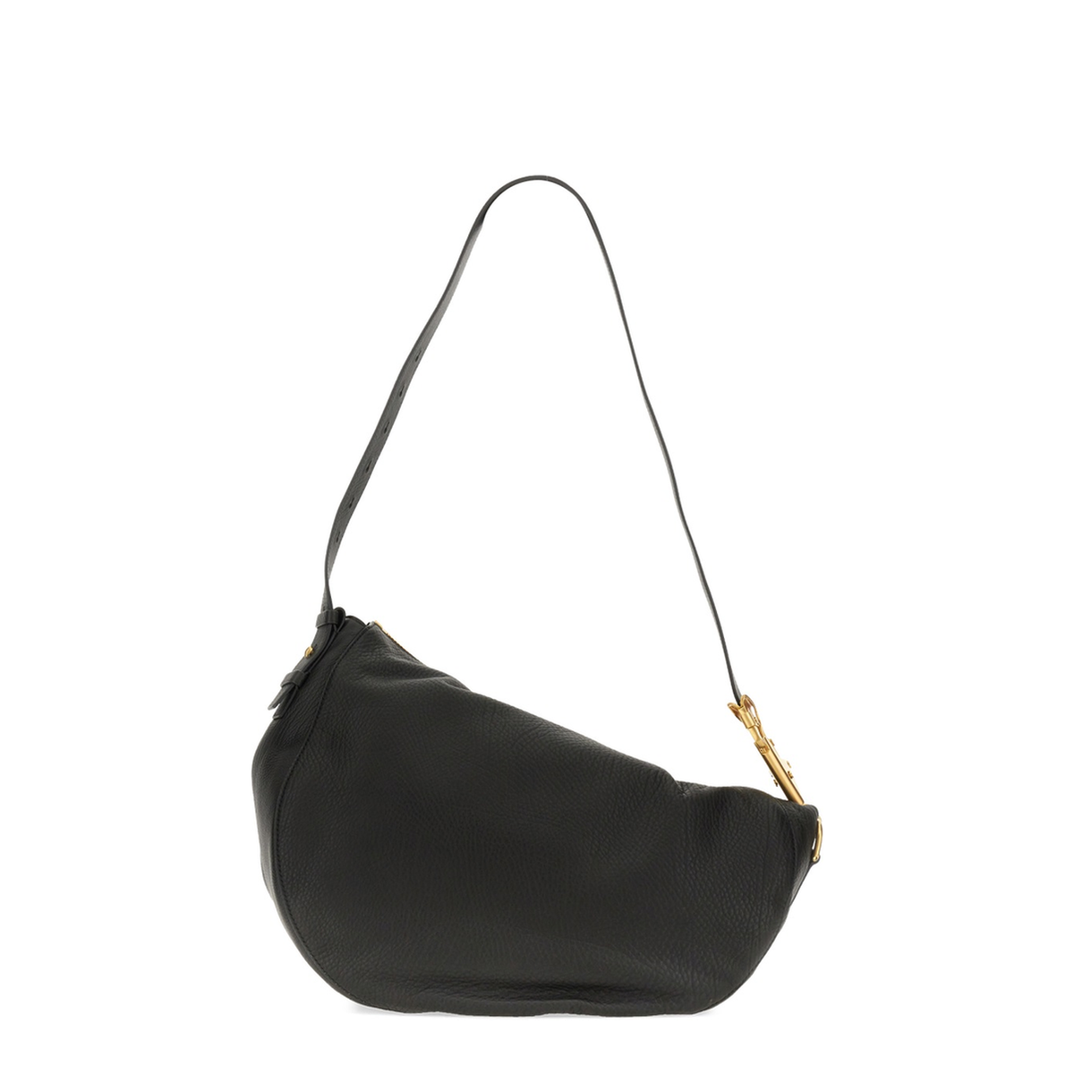 Knight Medium Calfskin Crossbody - Black - Image 2