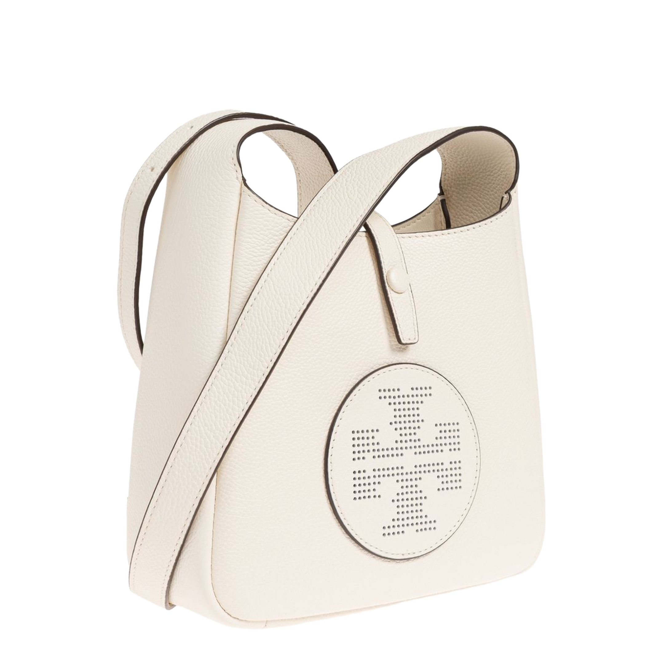 Miller Medium Pebbled Leather Bucket Bag - New Ivory - Image 5