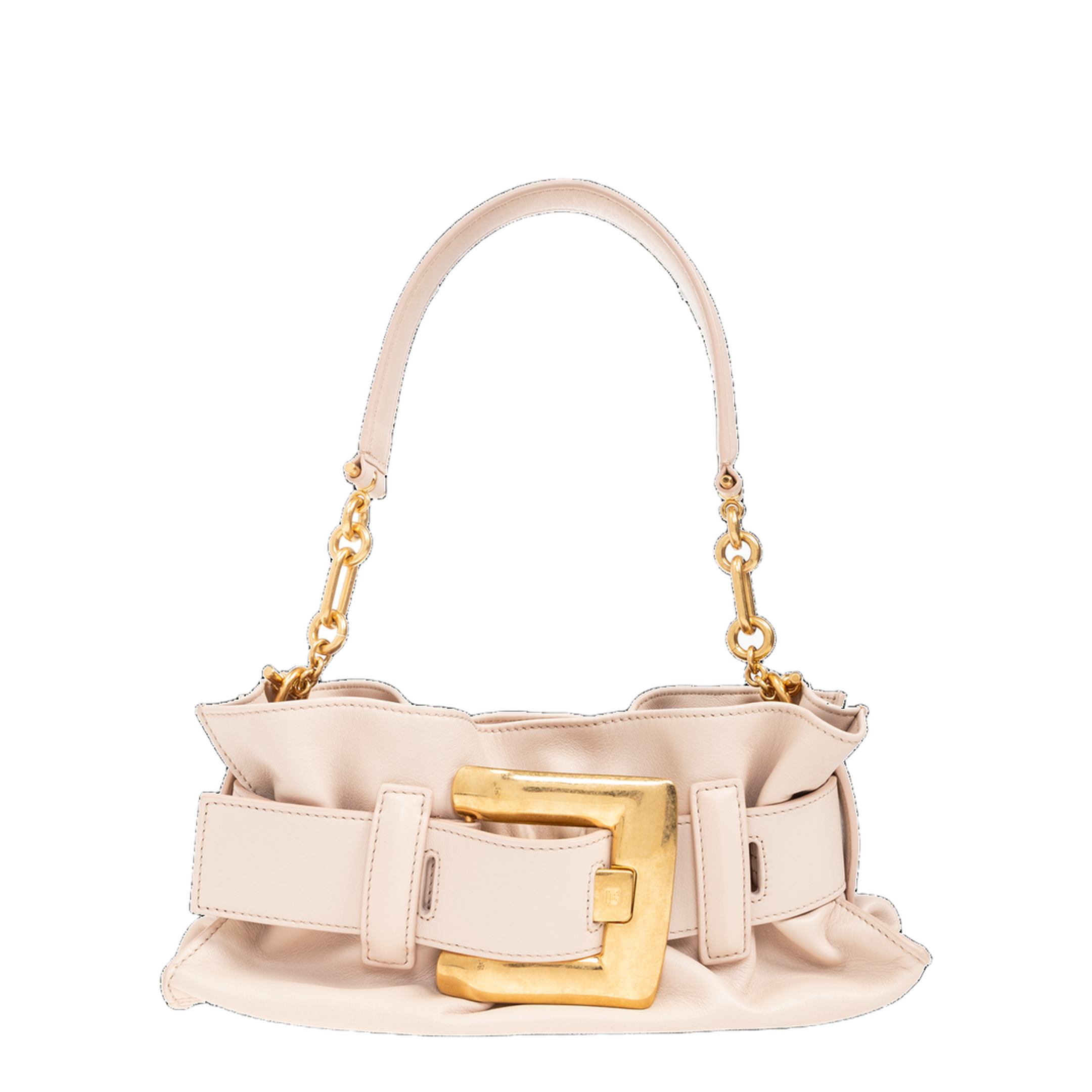 Anthem Calfskin Shoulder Bag - Beige - Image 3