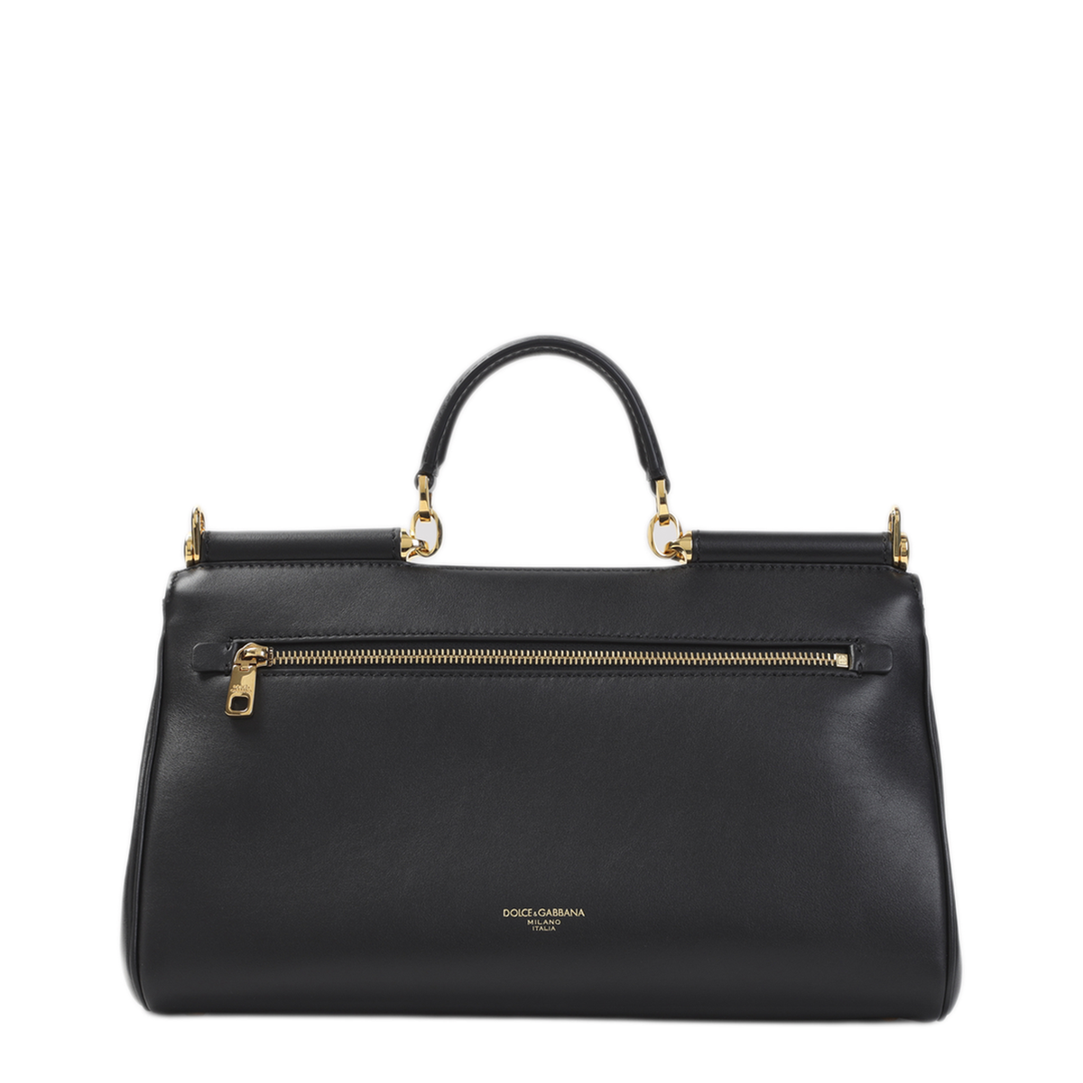 My Sicily Calfskin Handbag - Black - Image 4