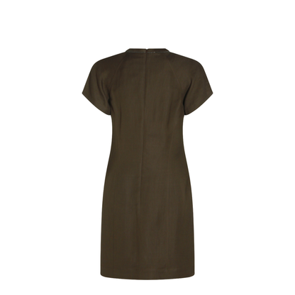 Brown Viscose Blend Dress - Image 3