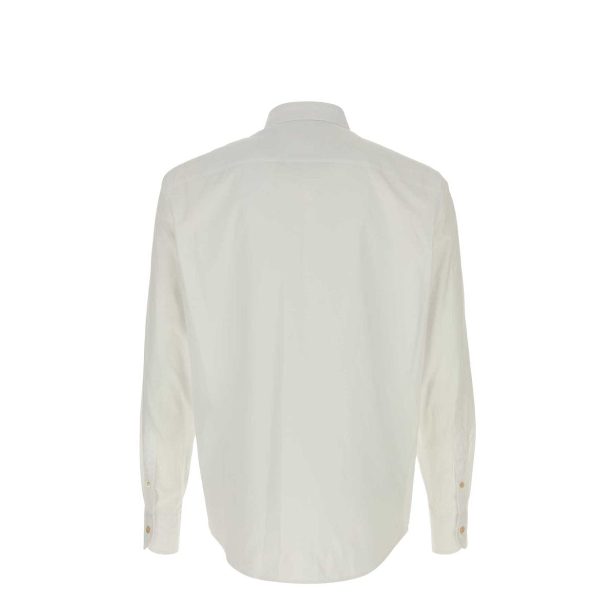 Oxford Cotton Shirt With Vgold In White - Image 2