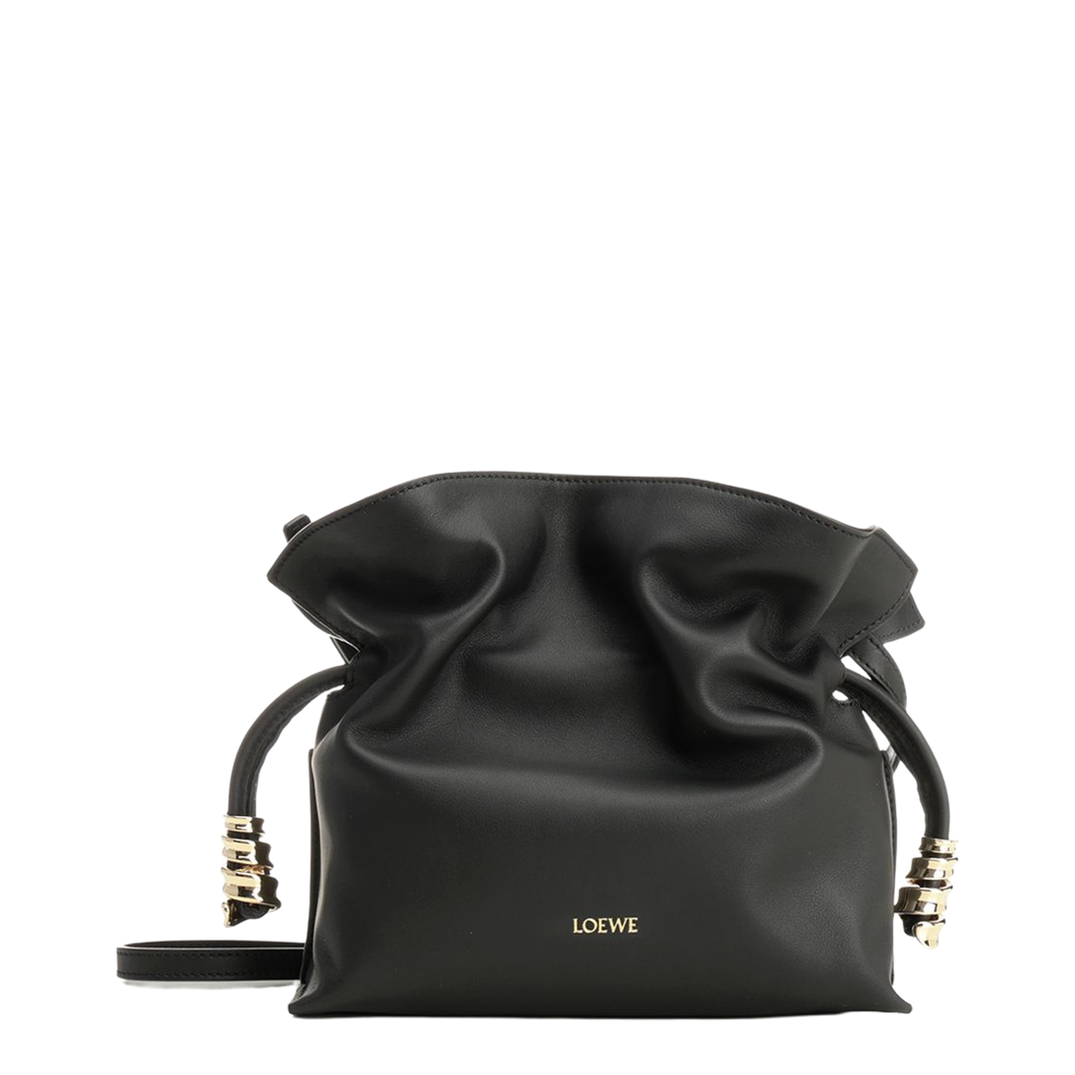 Flamenco Mini Nappa Calfskin Clutch - Black - Image 1