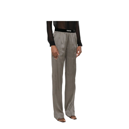 Polka Dot Signature Silk PJ Pants - Image 4