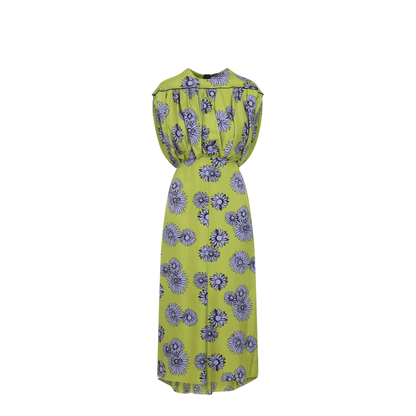 Printed Draped Top Dress - Image 2