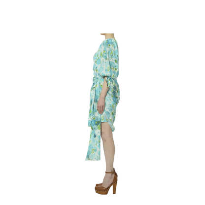 Printed Silk Midi Dress - Image 3
