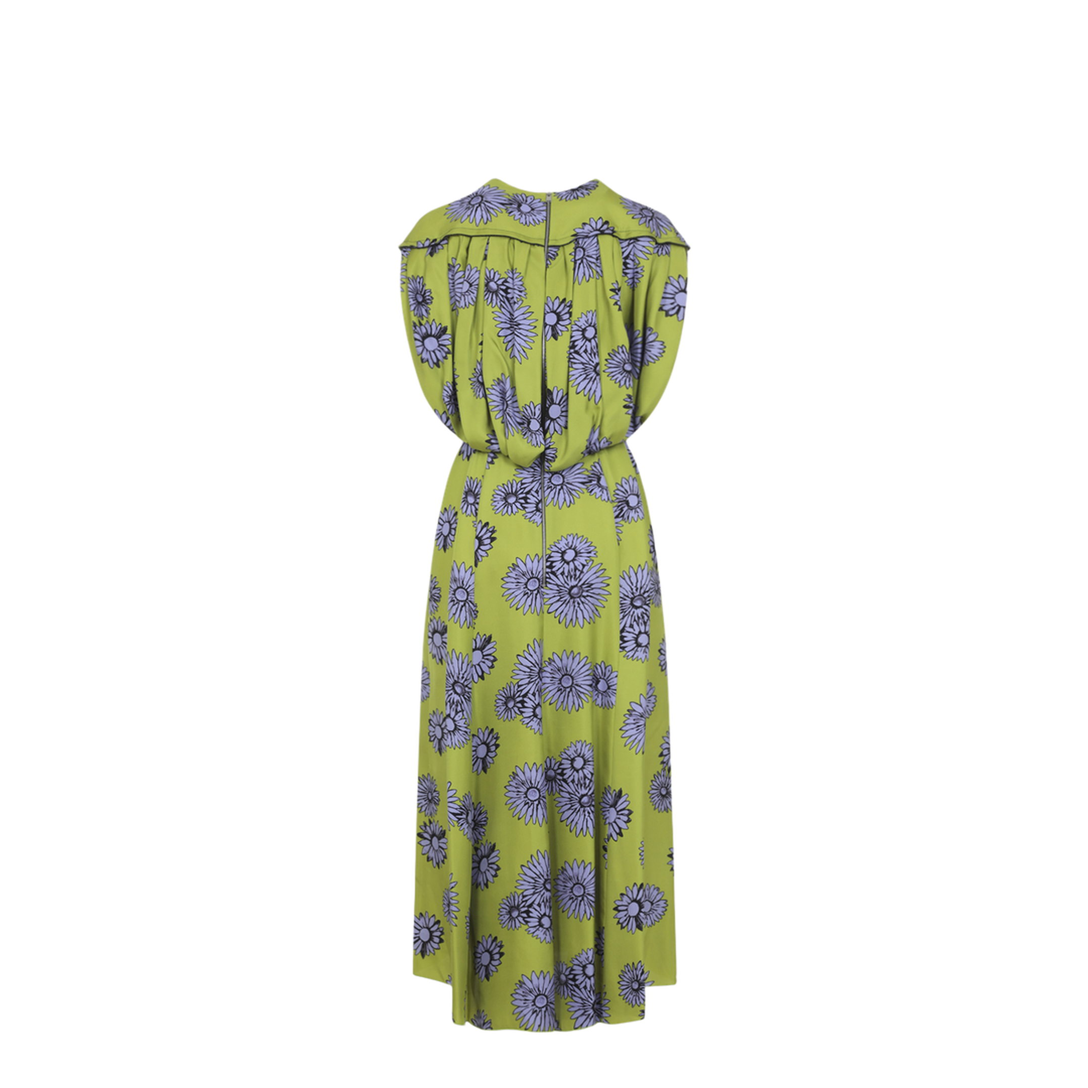 Printed Draped Top Dress - Image 4