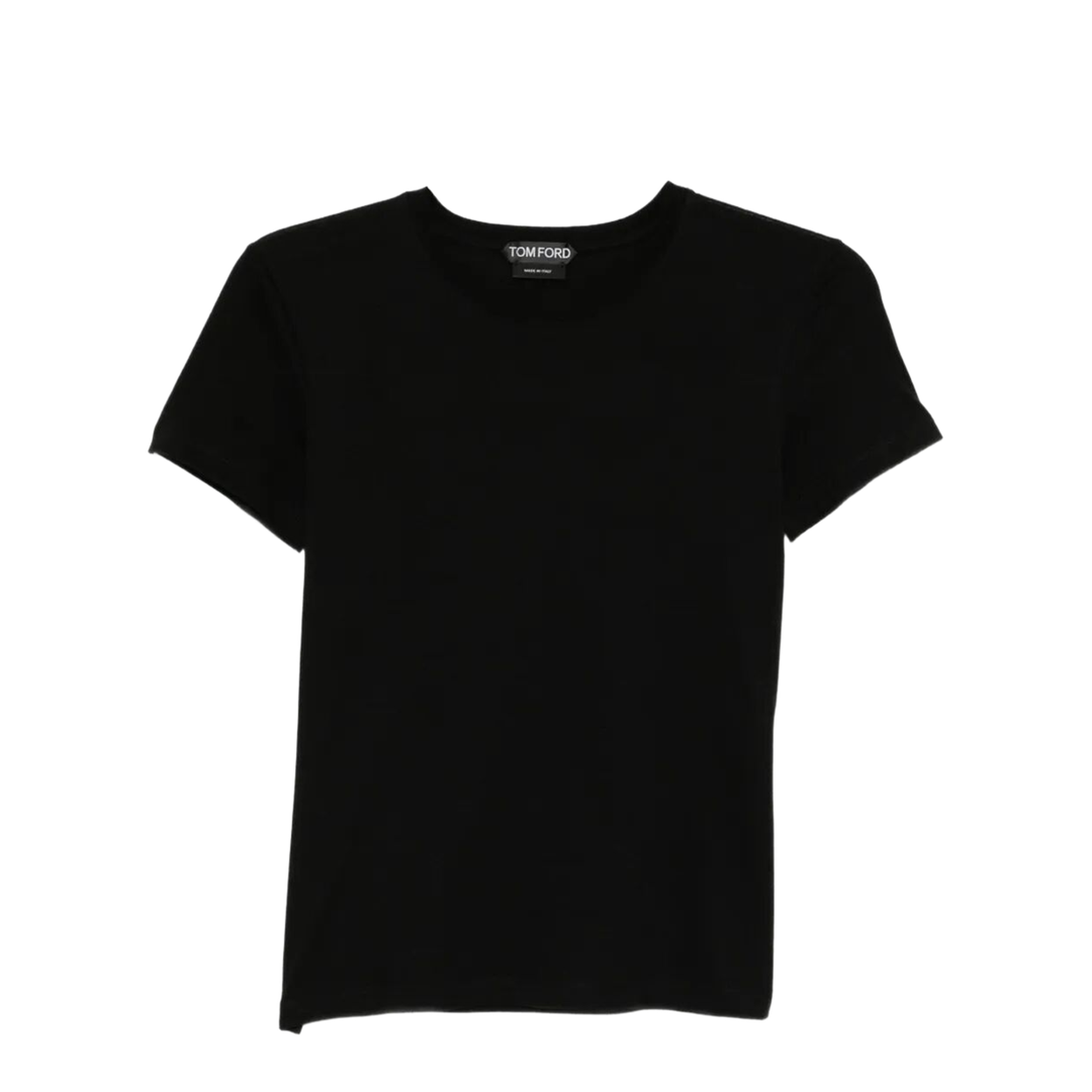 Cotton T-Shirt with Logo Embroidery - Image 1