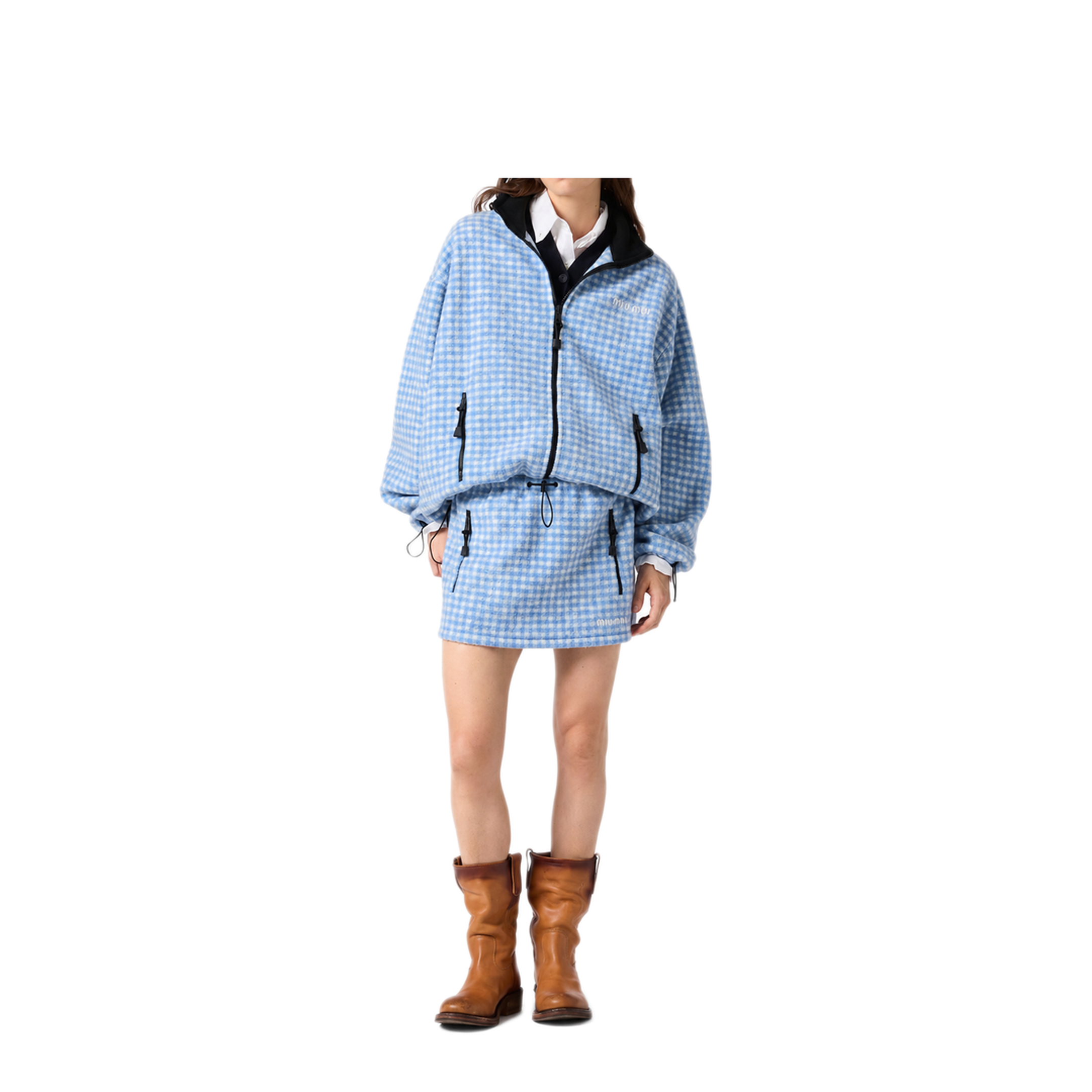 Vichy Check Skirt - Image 4