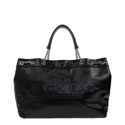 THE SACK BAG LEATHER BLACK - Image 1