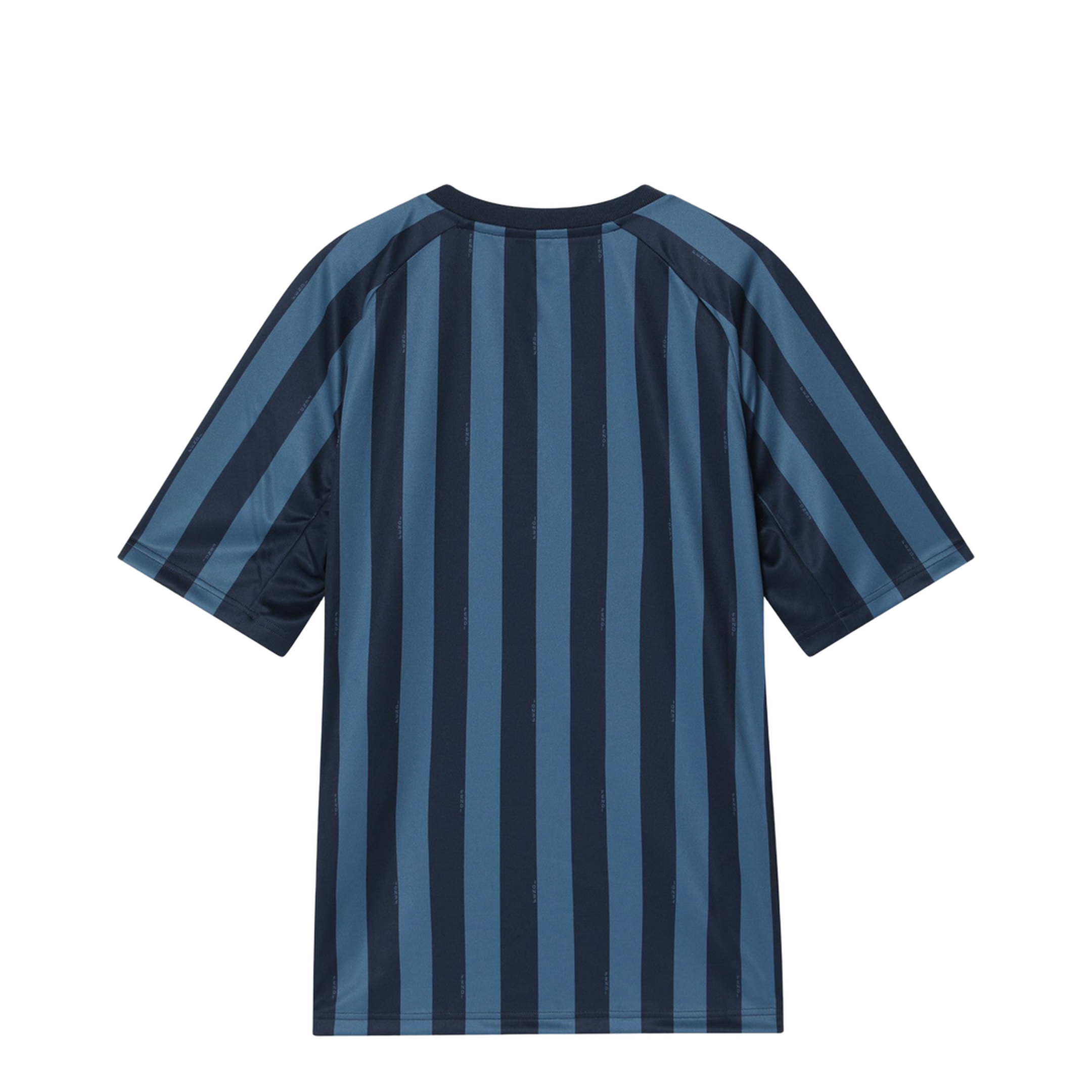 T-shirt in Blue Striped Pequin Fabric - Image 2