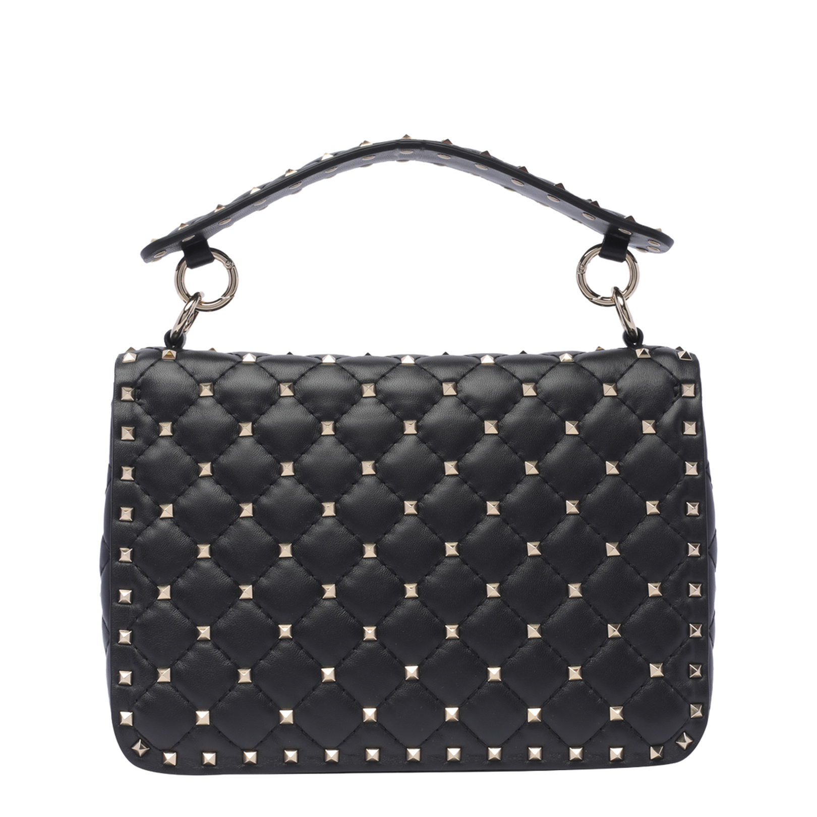 Black Rockstud Spike Medium Bag - Image 3