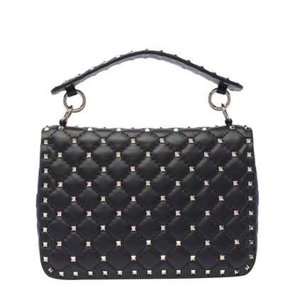 Black Rockstud Spike Medium Bag - Image 3