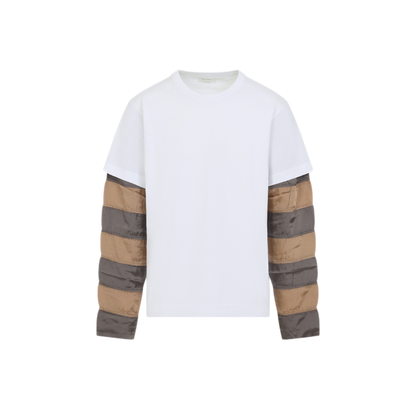 Heedar Ls White Cotton T Shirt - Image 2