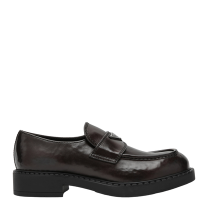Chocolate Leather Loafers in Brown Leather - Image 1