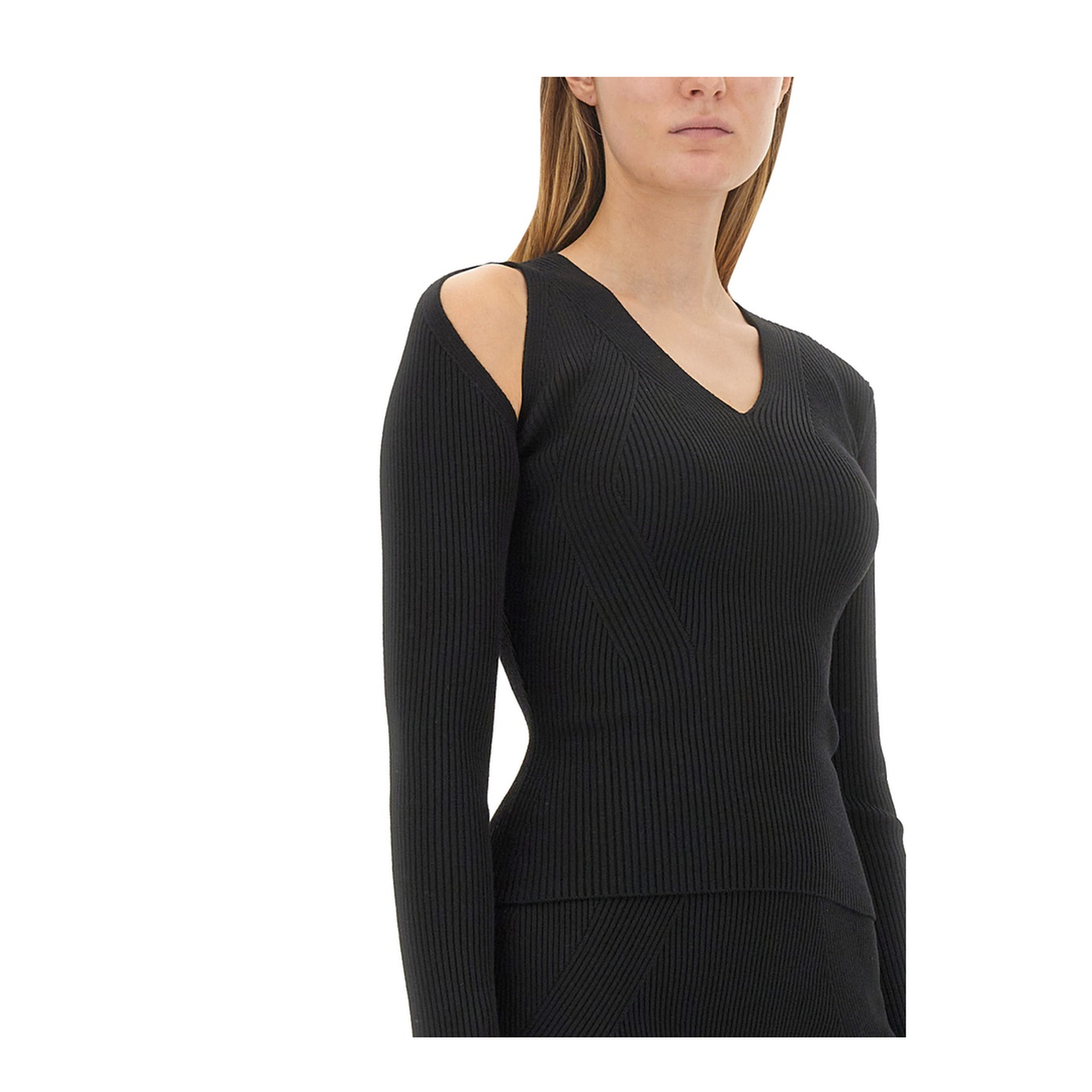 Black Wool Blend Sweater - Image 4