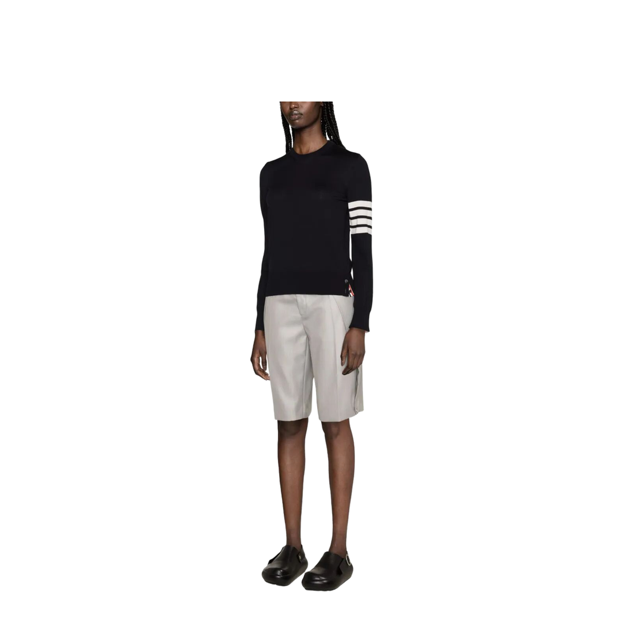 Wool 4-Bar Relaxed Pullover - Image 9