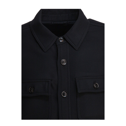 Wool And Silk Overshirt Jacket - Image 3