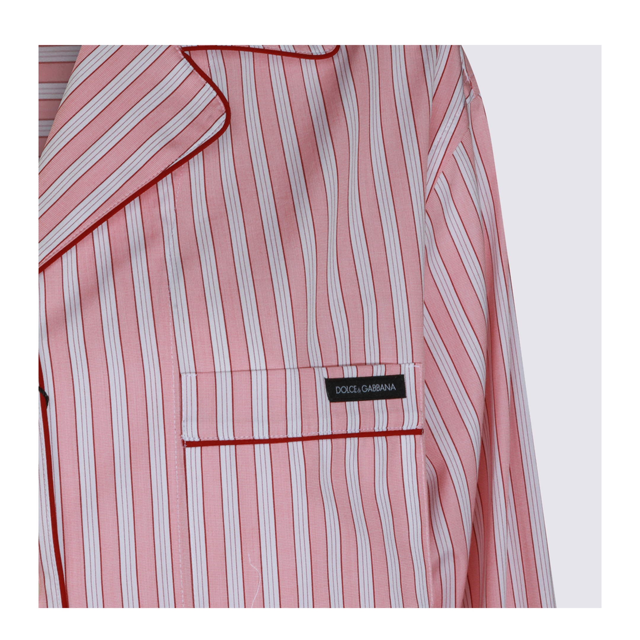 Striped Poplin Shirt In Multicolor - Image 6
